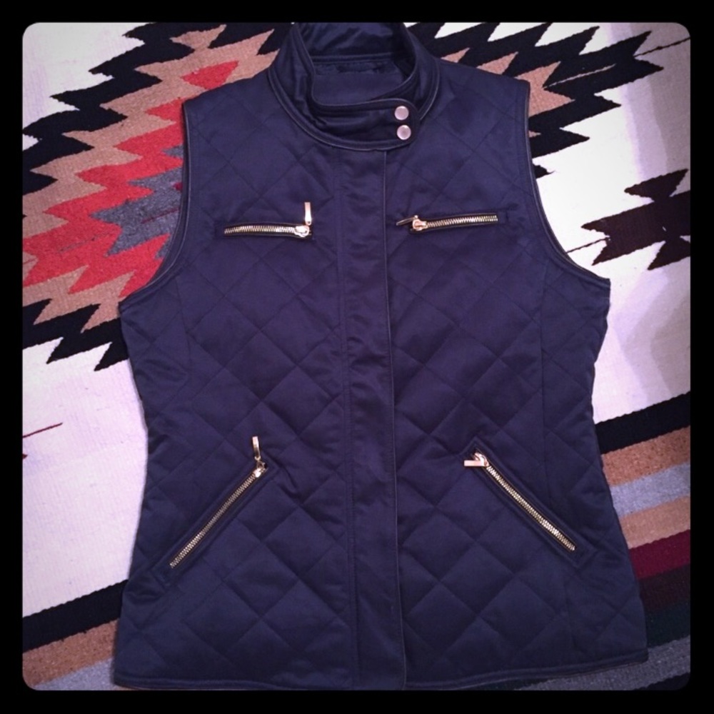 NWOT Pendleton Navy Quilted Vest